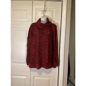 Christopher & Banks Burgundy Sweater